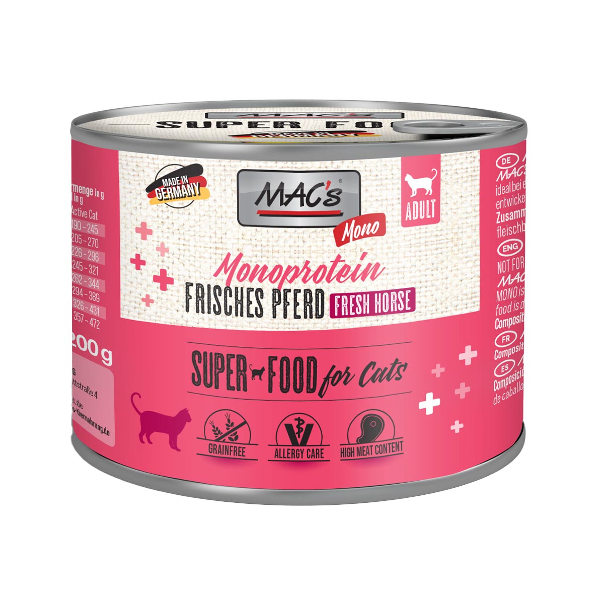 MAC's Cat Mono Frisches Pferd 6x200g MAC's Cat Mono Frisches Pferd 6x200g von MAC's Cat