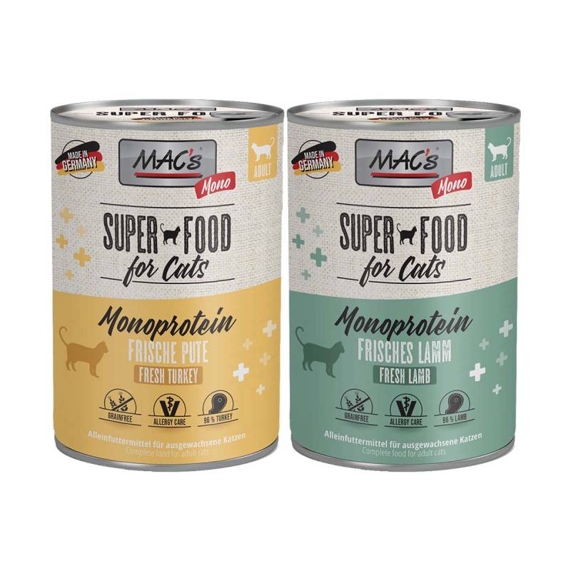 MAC's Cat Mono sensitive 24x400g Mixpaket von MAC's Cat