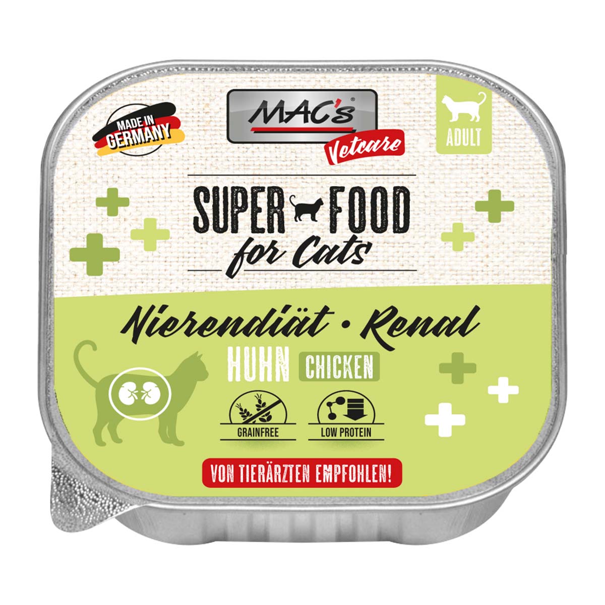 MAC's Cat Vetcare Huhn Nierendiät 16x100g MAC's Cat Vetcare Huhn Nierendiät 16x100g von MAC's Vetcare
