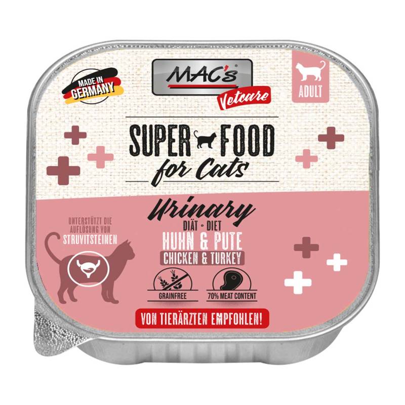 MAC's Cat Vetcare Huhn und Pute Urinary 16x100g von MAC's Cat