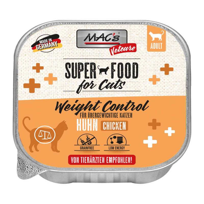 MAC's Cat Vetcare Huhn weight control 32x100g von MAC's Vetcare