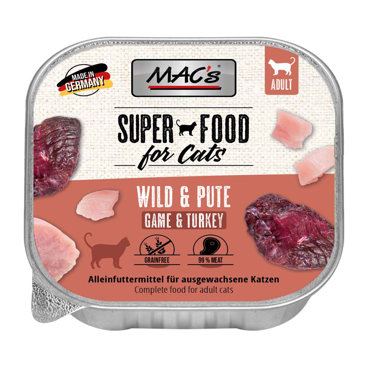 MAC's Cat Wild und Pute 16x100g MAC's Cat Wild und Pute 16x100g von MAC's Cat