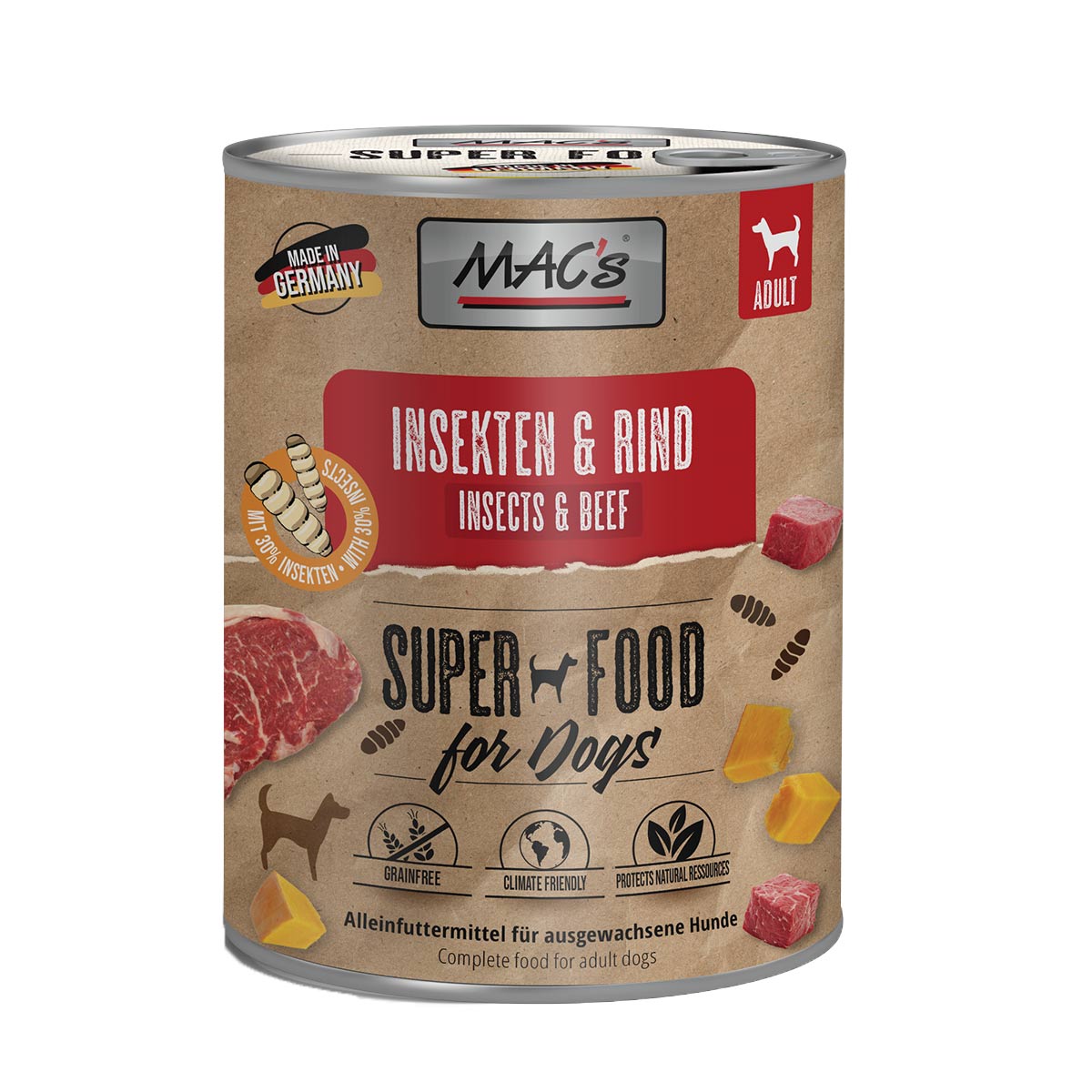 MAC's DOG Insekten & Rind 6x750g von MAC's Dog