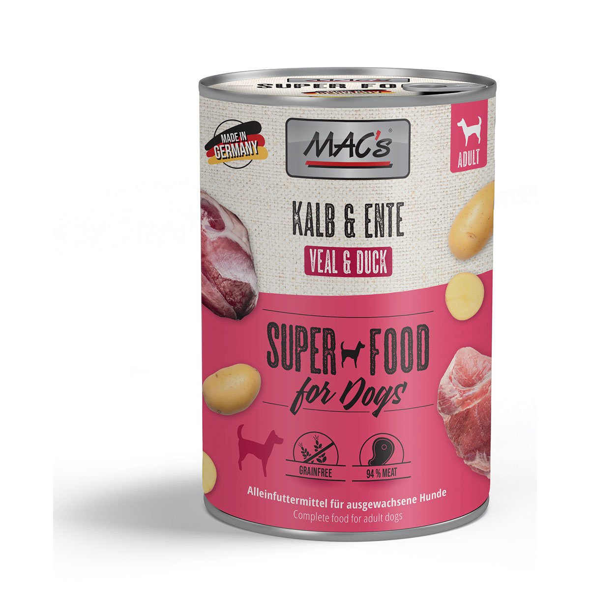 MAC's Dog Kalb und Ente 6x400g von MAC's Dog