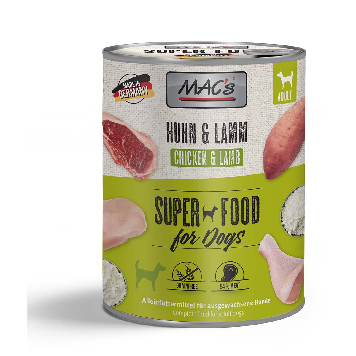 MAC's Dog Huhn und Lamm 12x800g von MAC's Dog