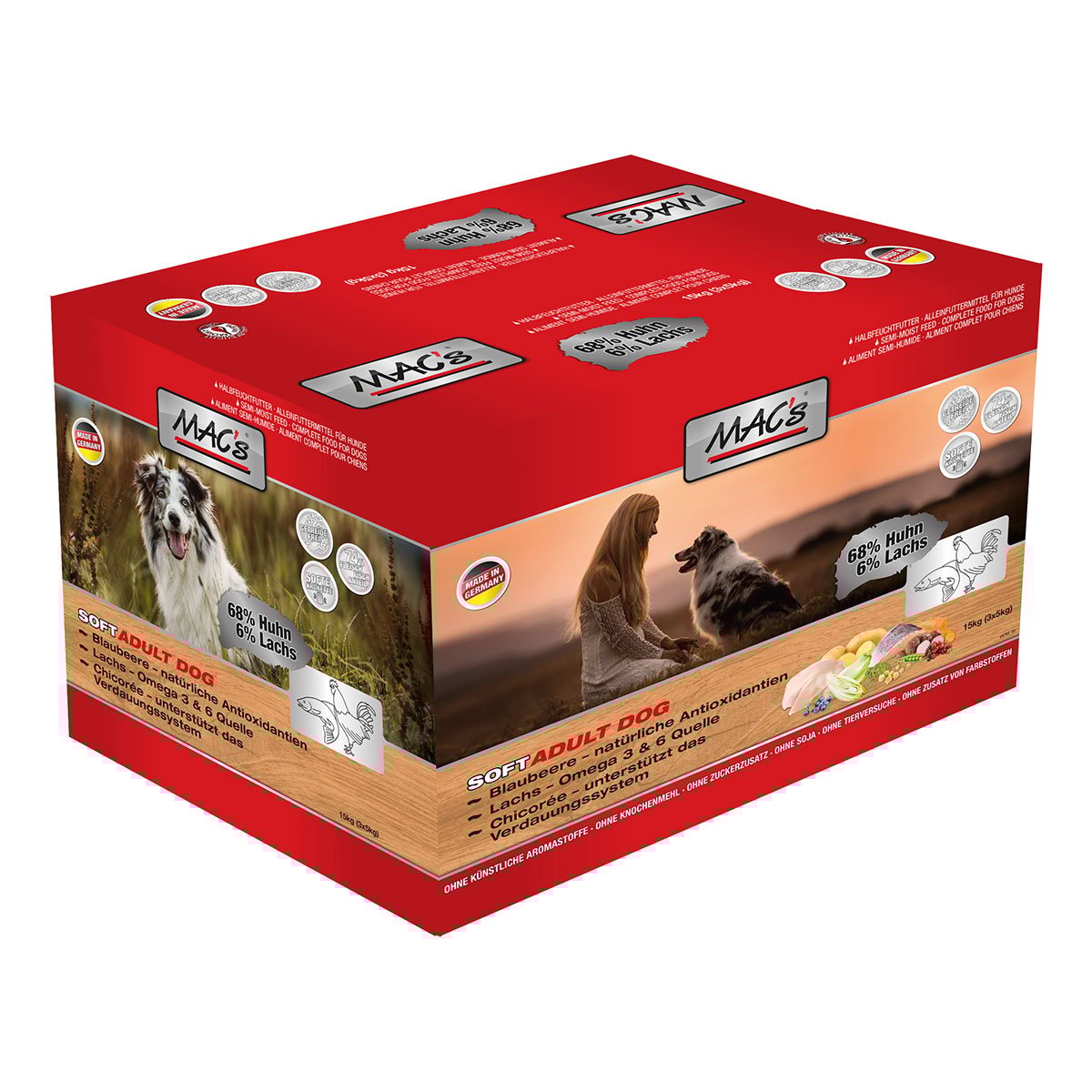 MAC's Dog Soft 3x5kg MAC's Dog Soft 3x5kg von MAC's Dog