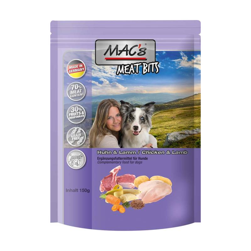 MAC's Dog Meat Bits Huhn und Lamm 150g von MAC's Dog