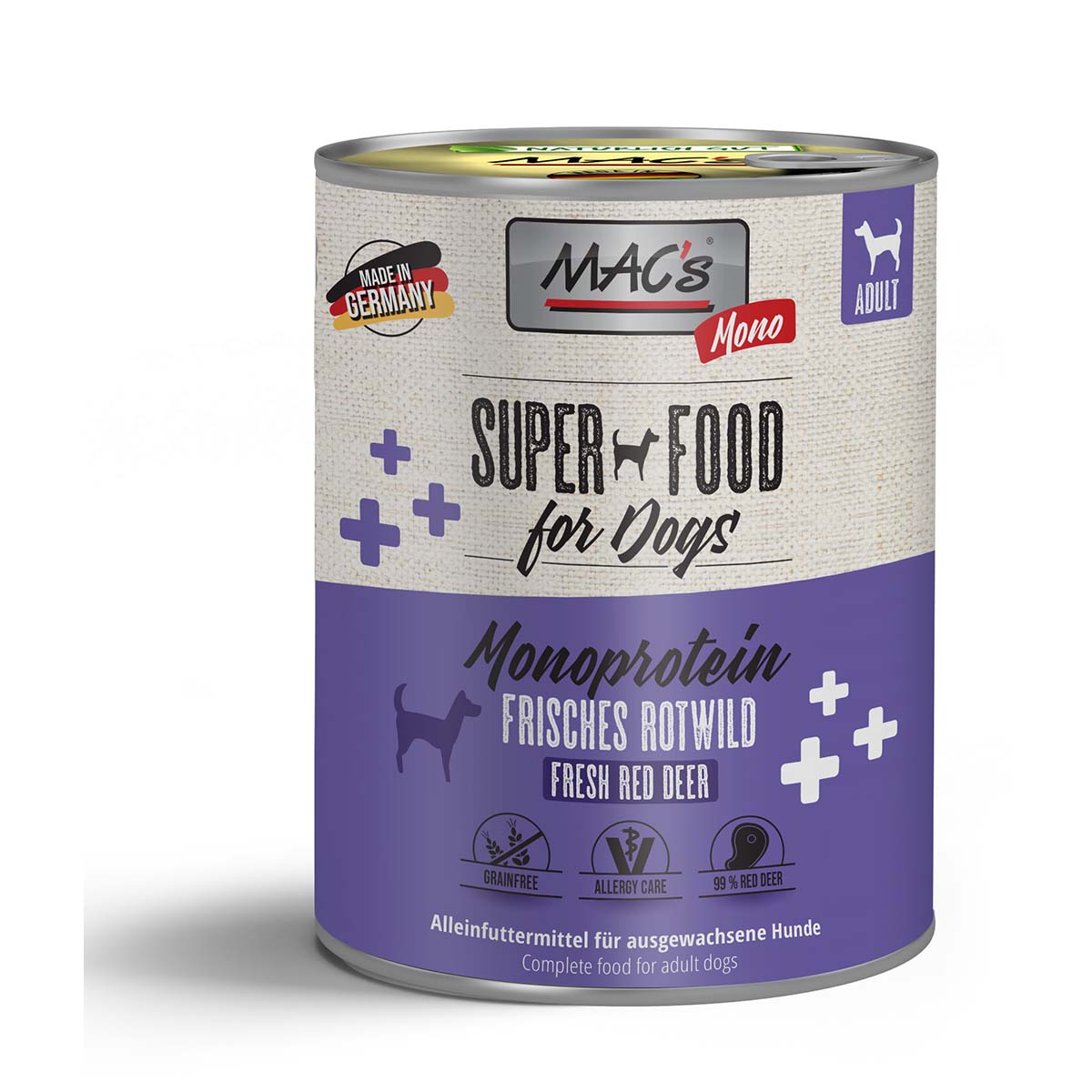MAC's Dog Mono Rotwild 12x800g MAC's Dog Mono Rotwild 12x800g von MAC's Dog