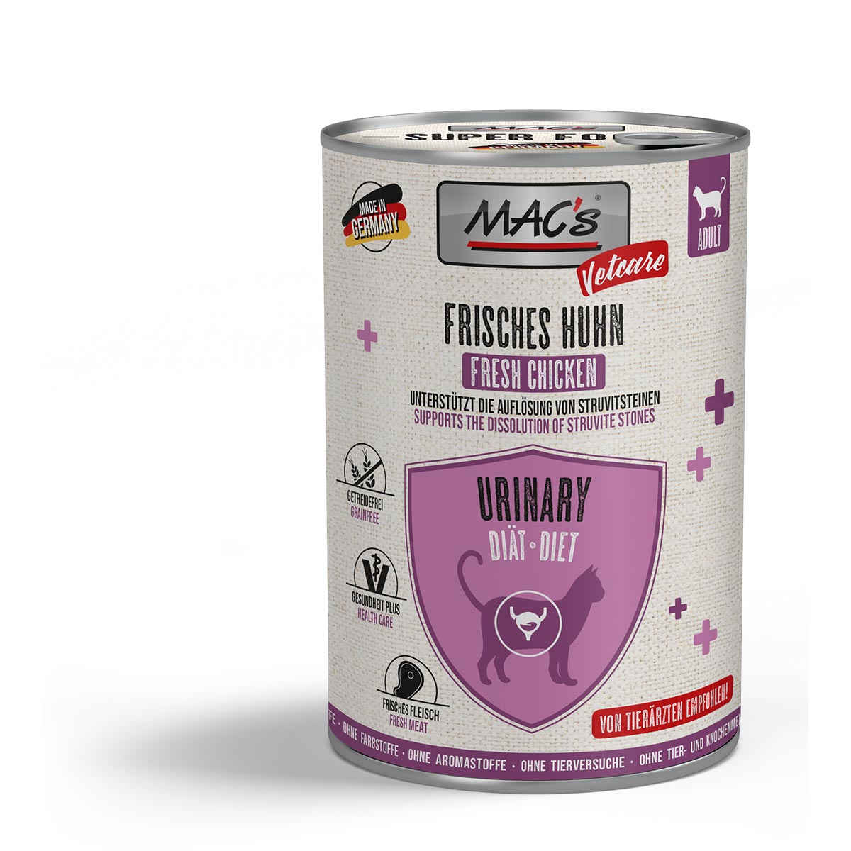 MAC's CAT Vetcare Urinary Huhn 6x400 g MAC's CAT Vetcare Urinary Huhn 6x400 g von MAC's Vetcare