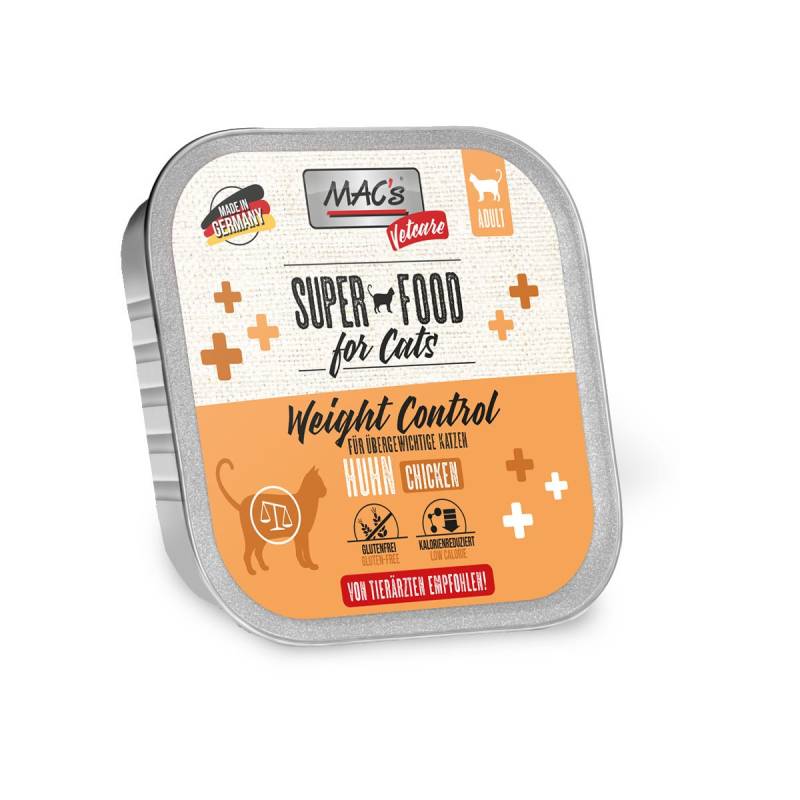 MAC's Cat Vetcare Huhn weight control 16x100g von MAC's Vetcare