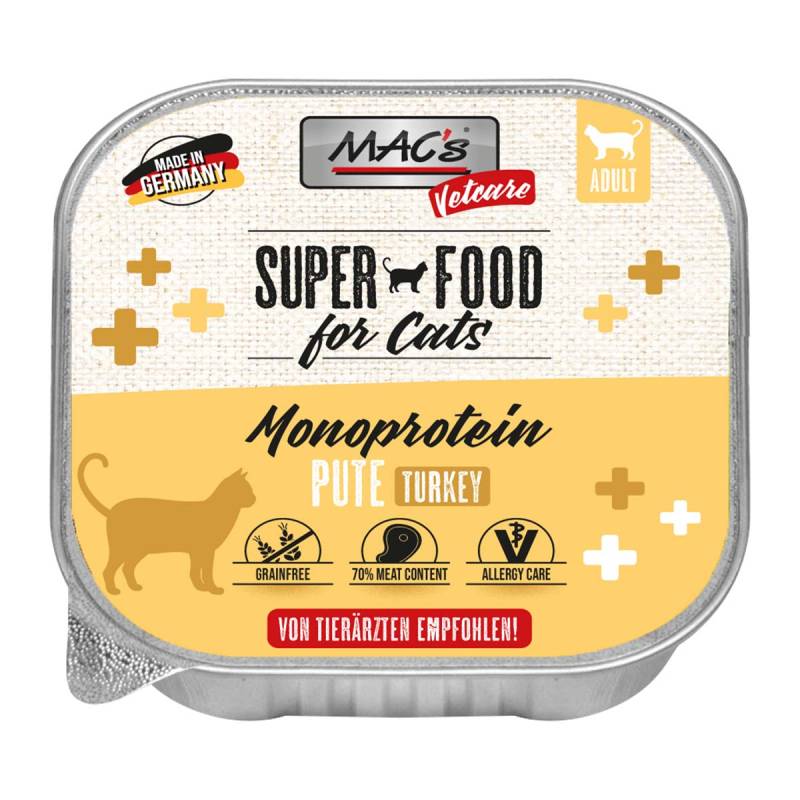 MAC's Cat Vetcare Pute Mono sensitive 32x100g von MAC's Vetcare