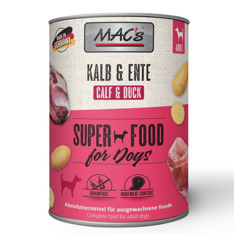 MAC's Adult 6 x 800 g - Rentier, Rind & Gemüse von MAC's