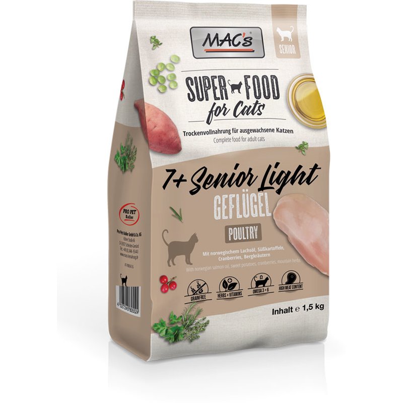 MAC's Cat 7+ Senior/Light - 2 x 7 kg (6,21 € pro 1 kg) von MAC's