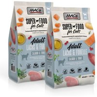 MAC's Cat Adult Trockenfutter Lachs & Forelle 2x1,5 kg MAC's Cat Adult Trockenfutter Lachs & Forelle 2x1,5 kg von MAC's