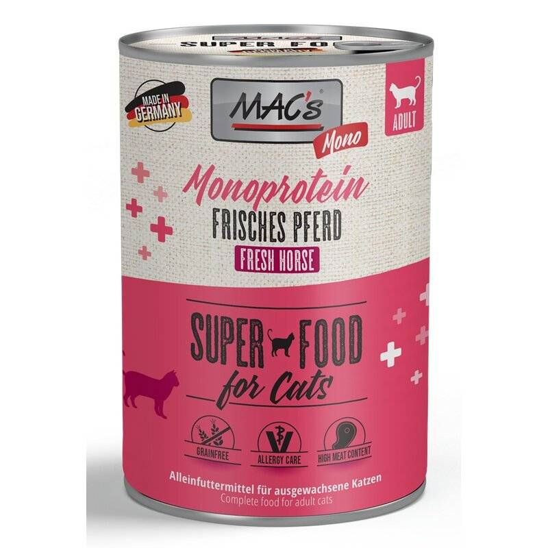 MAC's Cat Mono Pferd 400 g (9,22 € pro 1 kg) von MAC's
