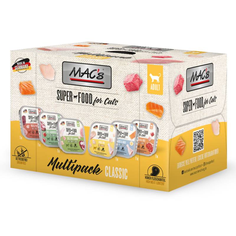 MAC's Cat Schale Probierpaket - 6 x 100 g Mixpaket (6 Sorten) von MAC's