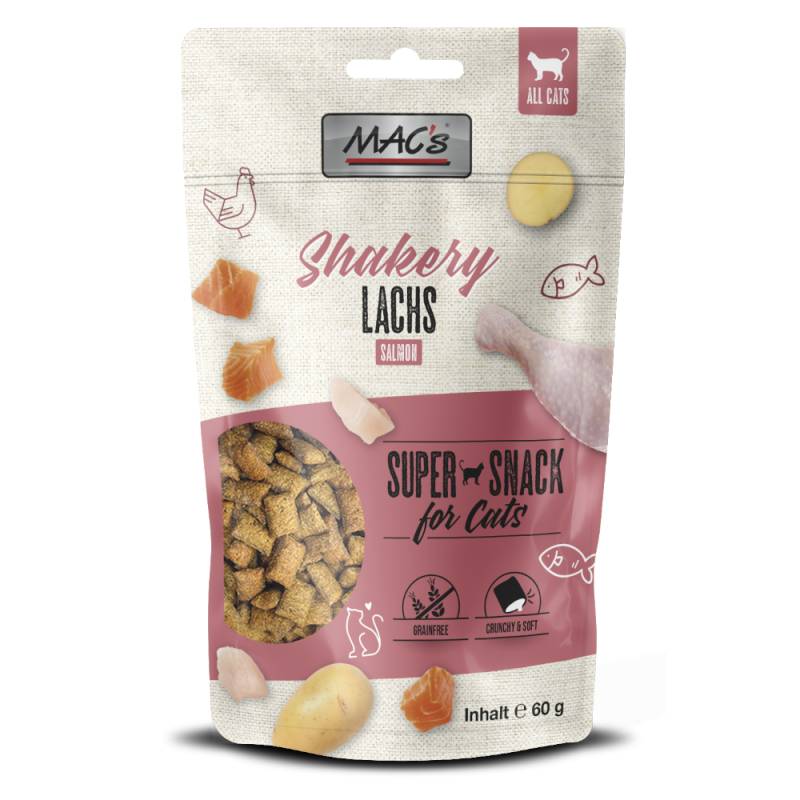 MAC's Cat Shakery Snack - Lachs (3 x 60 g) von MAC's