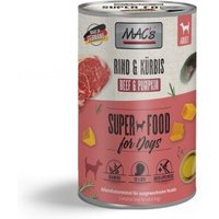 MAC's Nassfutter Hund Adult Rind & Kürbis 6x800 g von MAC's