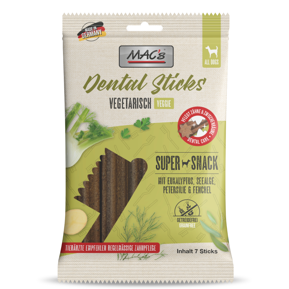 MAC's Dog Dental Sticks - Vegetarisch von MAC's