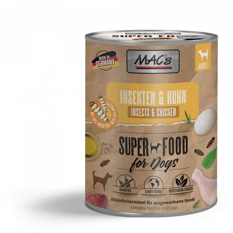 MAC's Dog Insekten & Huhn 750 g (4,65 € pro 1 kg) von MAC's