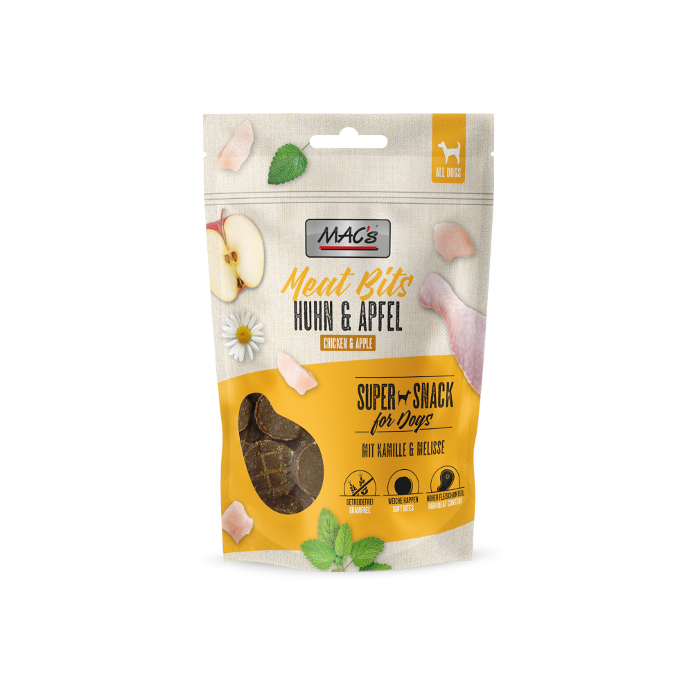 MAC´s Dog Meat Bits - Huhn & Apfel (90 g) von MAC's
