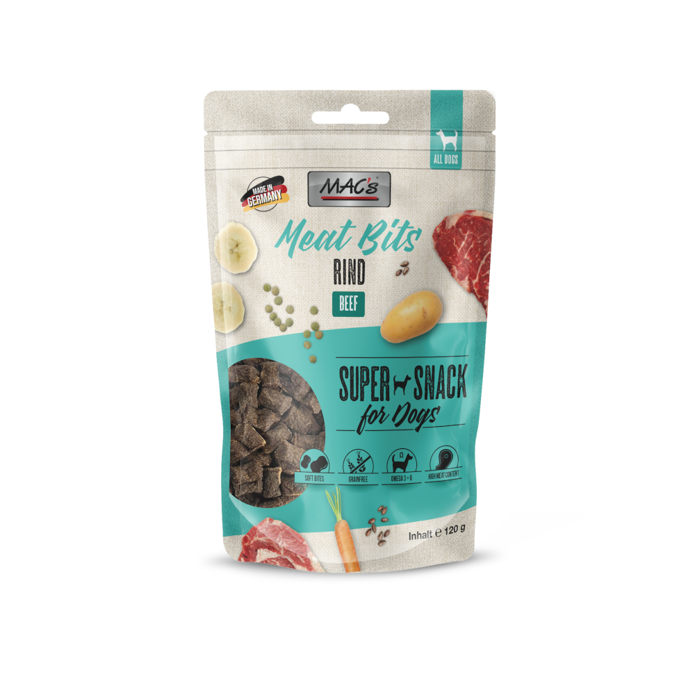 MAC´s Dog Meat Bits - Rind (120 g) von MAC's
