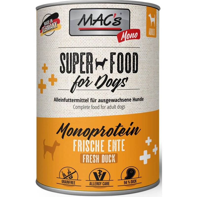 MAC's Dog Mono Ente 400 g (7,73 € pro 1 kg) von MAC's