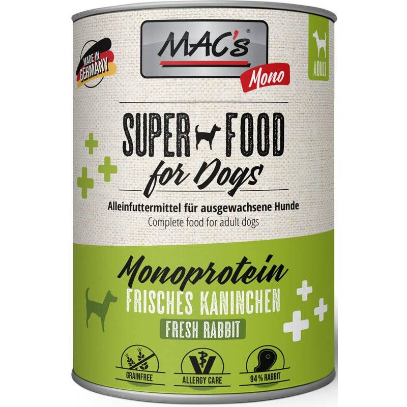 MAC's Dog Mono Kaninchen 800 g (5,69 € pro 1 kg) von MAC's