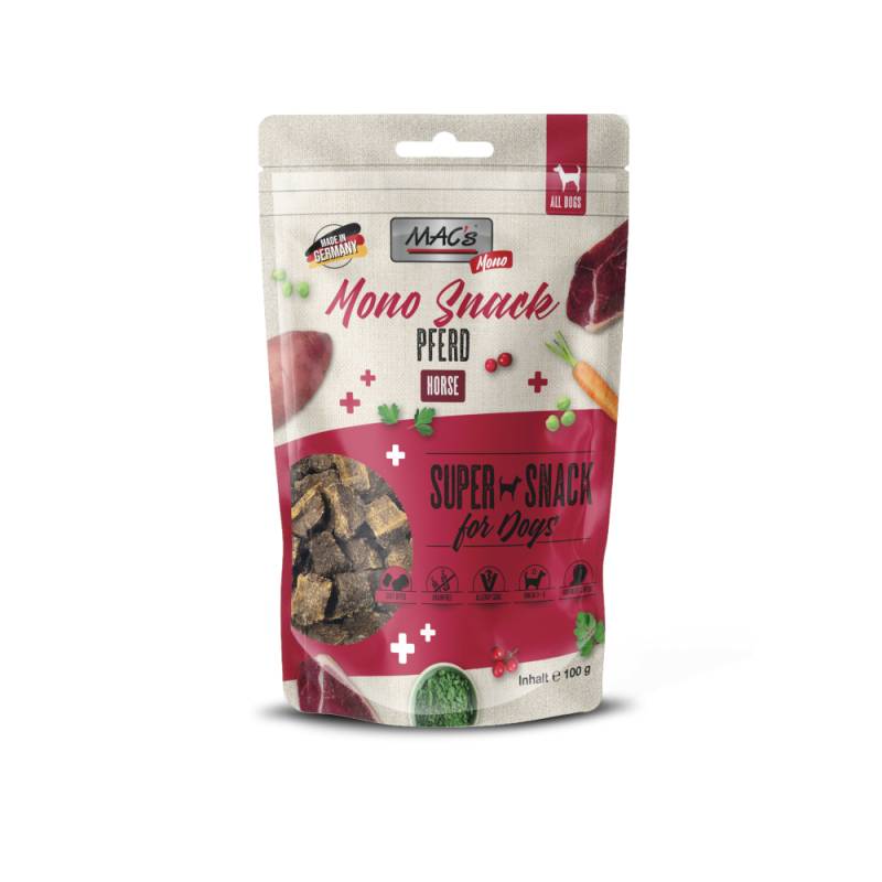MAC´s Dog Mono Snack - Pferd 100 g MAC´s Dog Mono Snack - Pferd 100 g von MAC's