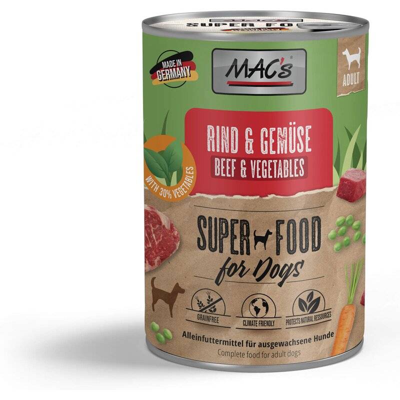 MAC's Dog Rind & Gem�se 400 g (4,97 € pro 1 kg) von MAC's