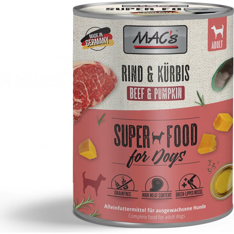 MAC's Dog Rind & K�rbis - 800 g (3,99 € pro 1 kg) von MAC's