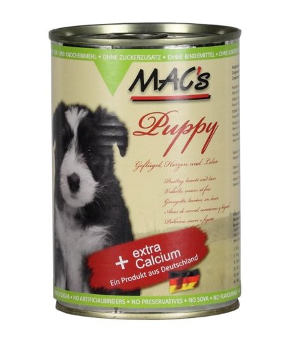 MAC's Hundefutter Puppy 12 X 400 g von MAC's