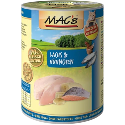 MAC's Katzenfutter Seelachs & Naturreis 12 X 400 g MAC's Katzenfutter Seelachs & Naturreis 12 X 400 g von Mac's