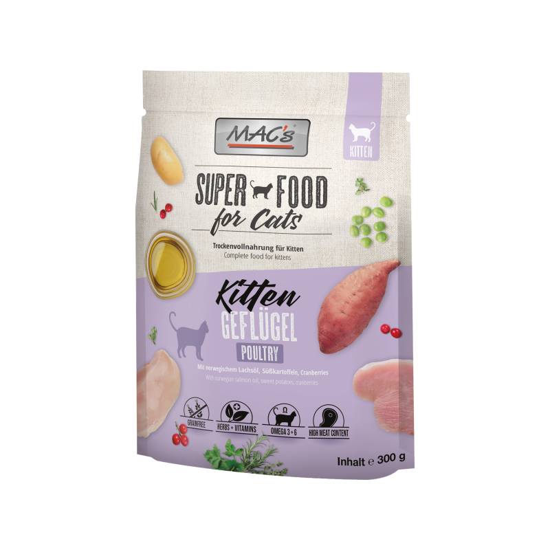 MAC's Kitten Katzenfutter - Geflügel - 300 g von MAC's