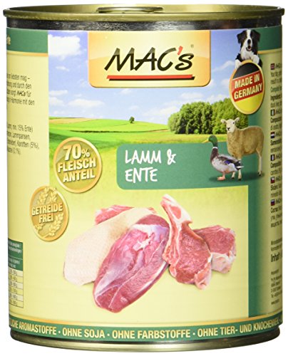 Mac's Lamm & Ente, 6er Pack (6 x 800 g) von MAC's
