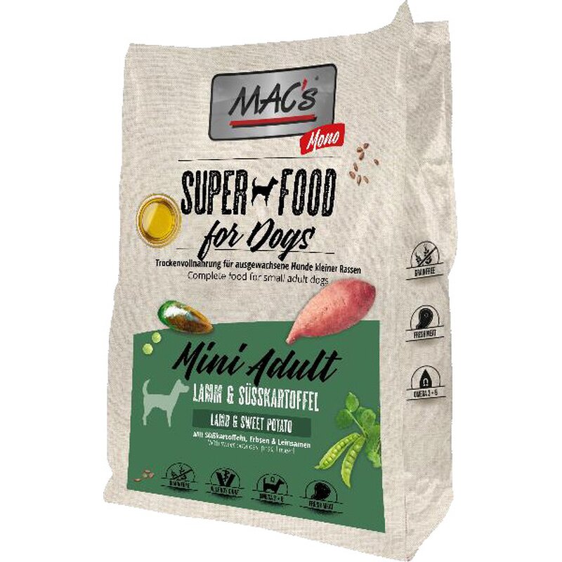 MAC's Mono Mini Lamm Hundefutter - 3 kg (Verpackung... (5,65 € pro 1 kg) von MAC's