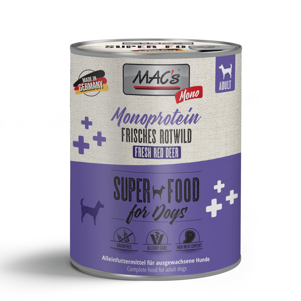 MAC's Mono Sensitive 6 x 800 g - Rotwild MAC's Mono Sensitive 6 x 800 g - Rotwild von MAC's