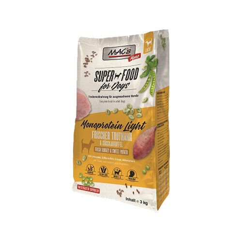 MAC's Monoprotein Light Hundefutter - Pute - 12 kg von MAC's