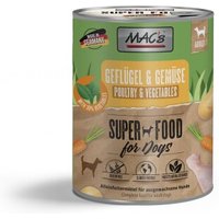 MAC's Nassfutter Hund Adult Geflügel & Gemüse 6x800 g von MAC's