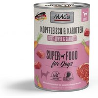 MAC's Nassfutter Hund Adult Kopffleisch und Karotten 6x400 g MAC's Nassfutter Hund Adult Kopffleisch und Karotten 6x400 g von MAC's