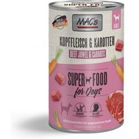 MAC's Nassfutter Hund Adult Kopffleisch & Karotten 6x800 g MAC's Nassfutter Hund Adult Kopffleisch & Karotten 6x800 g von MAC's