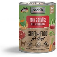 MAC's Nassfutter Hund Adult Rind und Gemüse 6x800 g von MAC's