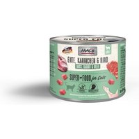 MAC's Nassfutter Katze Adult Ente, Kaninchen und Rind 6x200 g von MAC's