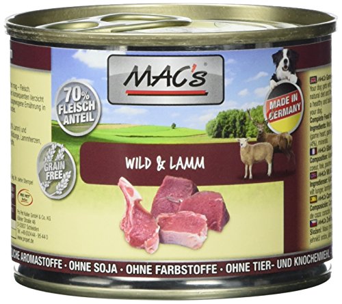 Mac's Wild & Lamm, 6er Pack (6 x 200 g) von MAC's