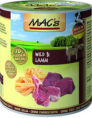 MAC's Dog mit Wild & Lamm ( getreidefrei ) 6 x 800 g von MAC's