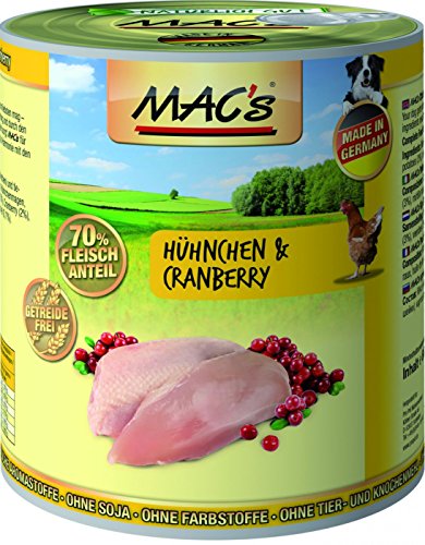 MACs | Hühnchen & Cranberry | 6 x 800 g von MAC's