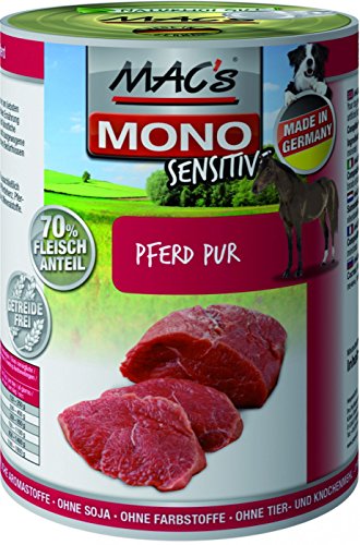 MACs | Mono Sensitive Pferd Pur | 6 x 400 g von MAC's