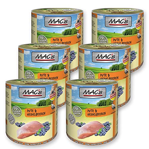 MACs | Pute & Heidelbeeren | 6 x 800 g von Mac's
