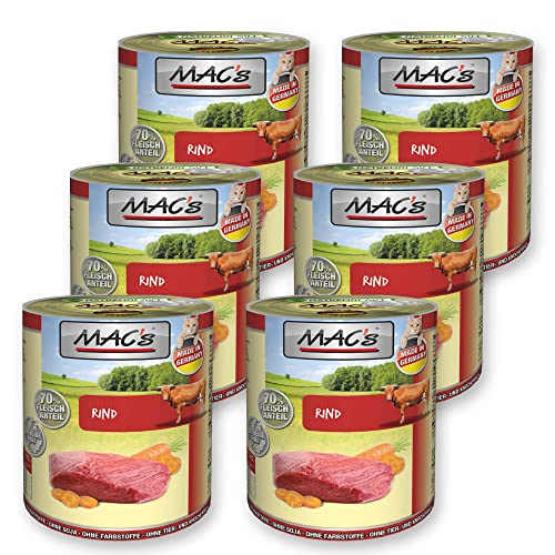 MAC's Cat Rind (getreidefrei) 6 x 800 g von MAC's