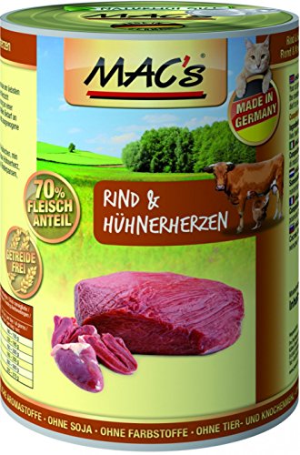 MACs | Rind & Hühnerherzen | 6 x 400 g MACs | Rind & Hühnerherzen | 6 x 400 g von MAC's